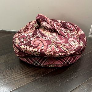 VERA BRADLEY Round cosmetic case